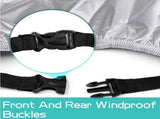 Protective cover 3 bicycles Saddle cover Storage bag 210D All weather 200*105*110 cm V1188-NK-BOL-602