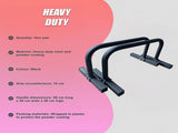 Steel Parallette Bars for Push Ups, Dips & Calisthenics Home Strength Training V63-822491