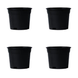 Black Nursery Pots 3 Gallon, Thick Planters with Drainage Holes for Gardening, Flowers, Vegetables V1366-AZ2-W-16509