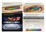 AWEI KA23 Wireless Bluetooth Soundbar, RGB Dynamic Lighting Stereo Speakerblack V1300-KA23-BLACK