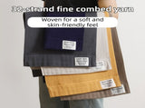 3-Piece Dark Grey 100% Pure Combed Towel & Bath Towel Set - Ultra Soft & Highly Absorbent Air V888-ELOSUNG55380