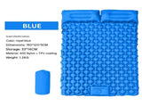 Double Outdoor Foot Pump Inflatable Sleeping Pad - 40D Nylon Camping Air Mattress V888-ELOSUNG56188-1