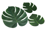 70pcs Simulated Palm Leaves Decorative Practical 10 Kinds Fake Faux Jungle Leaf Set for Home V1294-YM0512-3115220123111