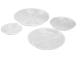 20pcs Plant Saucer Tray 6in 8in 10in 12in Heavy Duty Plastic Clear Flower Plant Pot Drip Tray for V1294-YM0703-3111230137911