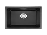 Cefito Kitchen Sink 55x45cm Granite Stone Sink Single Bowl Black SINK-STONE-A-5545-BK