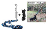 Spring Pole Dog Rope Toy Dog Tug of War Toy Outdoor Pet Exercise Rope V1294-YM0717-10100684