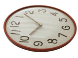 12 Inch Wooden Wall Clock Silent Non Ticking Wall Clock Battery Operated Round for Kitchen Home V1294-YM0901-3115240110412