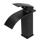 G1/2 Mixer Water Tap Basin Sink Faucet with Long Handle for Bathroom Hotel Homestay Black V1294-YM0710-3112210077011