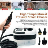 Steam Cleaner 3200W Portable Handheld High Pressure Steamer for Car Home Kitchen V201-CLR3200WH8AU