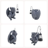 Solar Halloween Yard Decorations Halloween Gargoyle Solar Lamp Statue Halloween Decoration Outdoor V1366-AZ2-W-27346