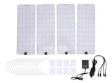 12V Panel Plant Light 600 Beads 6 Brightness Levels Memory and Timer Function LED Grow Light for V1294-YM0901-3119240121211