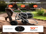 Water Hose Reel Cart, 6096/9144 cm High-Pressure Garden Hose Cart, Hoses Reel Carts with Two Wheels, V952-SGJPC2JLTG20Y0269001V0
