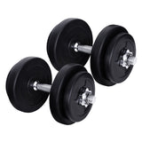 Everfit 20kg Dumbbell Set Weight Plates Dumbbells Lifting Bench FIT-K-DB-SET-20