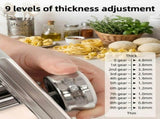 CARLA HOME Pasta Maker Machine - Hand Crank Noodle Maker - Grey - Kitchen Appliances Pasta Makers V178-36492