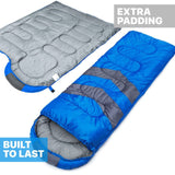 3 Season Lightweight Camping Sleeping Bag, Portable Compact Backpacking Sleep Sack for Outdoor V1265-HWXX-01
