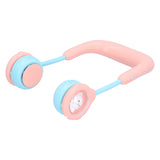 Children Hanging Neck Fan Mini Portable Electric Fan USB Charging for Home Outdoor SportsPink V1294-YM0901-3113210088912