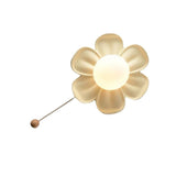 Cream Petals Ceiling Lamp Hallway AisleBalcony Porch Stair Ceiling Light Wall Resin Flower Wall V1369-AZ3-W-11612
