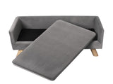 PaWz Pet Sofa Bed Dog Warm Soft Lounge Grey PT1149-GY