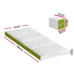 Giselle Bedding Foldable Mattress Folding Foam Single Green FOAM-MFM-RAFA-MES-GN