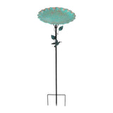 Bird Baths for Outdoors, Garden Bird Bath & Bird Feeders Freestanding Flower Shaped Bird Feeders V1192-AZ-W-33770