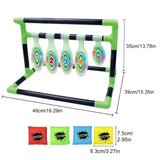 Light-Up Kids Throwing Bowling Toy, ABS Gravity Activated LED, Numbered Targets with 4 Sandbags, V1232-TZBLQ-FG-001