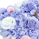 Artificial Flower Wall Backdrop Panel 40cm X 60cm Mixed Lilac Flowers V77-1193822