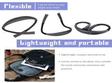 Black Hands-Free USB Rechargeable Neck Light 3 Colour Modes Flexible LED Book Lamp for Night V888-ELOSUNG40893