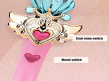 Luminous Fairy Wand Stick Princess Lighting Sticks Cute Mini Toy Christmas New Year Birthday Gift V1294-YM0523-10322122