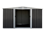 Giantz Garden Shed 2.58x2.07M w/Metal Base Sheds Outdoor Storage Double Door Tool SHED-GAB-6X8-BASE-ABCD