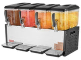 Commercial Beverage Dispenser, 4 Tanks 12 L Per Tank Juice Dispenser, 510W Stainless Steel Ice Tea V952-SYYLJJBSJXS1YI25UV3