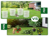 4 Pack Pop up Plant Covers Tent from Animals, 20"H X 13"D Insect Barrier Mesh Plant Guard Cover Net V1192-AZ-W-5041