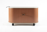 UFOU Fitin Rollin Mobile Roller Shutter Cabinet - Storage with Adjustable Shelves & Wheels V563-68170