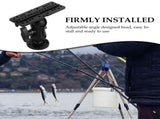 Boat Navigation Holder in Black with Quick Install Adjustable Angle Fish Finder Mount V1369-AZ3-W-19031