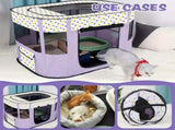 1 piece hot sale cat nursery pet nursery, foldable with a black handbag cat dog cage fence dog cat V1102-HEMM-003