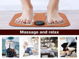 Smart Foot Massage Mat with 6 Modes & 15 Intensity Levels Rechargeable Pulse Therapy Pad for V1107-CS-MCZDAMQ