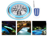 24W AC 12V 24LED Underwater Light Remote Control Waterproof Swimming Pool Lighting V1294-YM0901-3119200049111