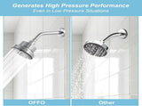 Shower Arm 10 in Bundle with 6 Mode Filtered Shower Head, Chrome V1258-DP02-C-567