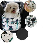 SOGA 2X Car Central Control Nest Pet Safety Travel Bed Dog Kennel Portable Washable Pet Bag White CARPETBAG029X2