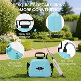 5L Electric Garden Sprayer with Telescopic Wand 3 Mist Nozzles, Shoulder Strap, Rechargeable V1107-119-62883