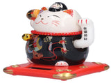6in Fortune Cat Ceramic Waving Lucky Cat Ornament Home Decoration for Bedroom Car OfficeType 3 V1294-YM0523-3115210229413