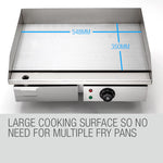 THERMOMATE Electric Griddle Grill BBQ Hot Plate Commercial Stainless Steel V219-COKCAPTHMAG03