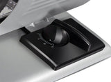 Electric Food Slicer with 190mm Stainless Steel Blade, Adjustable Thickness 0-15mm, Easy-Clean V1341-ZY-XJ89HHEZ-SILVER