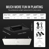 LED Grow Light, 400W Full Spectrum Dimmable, High Yield Samsung 2B1B Diodes Growing Lamp for Indoor V952-LZBZWSZ420W23WDR1V3