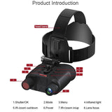 Gd916 2.7 Inch Tft Screen Binocular Head Mounted Infrared Night Vision Binoculars PRL-6629400ADE