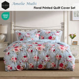 Ardor Amelie Multi Floral Printed Quilt Cover Set King V442-INT-QUILTCS-AMELIE-MULTI-KI