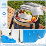 2PCS Large Ice Packs for Lunch Boxes Reusable Stainless Steel Ice Packs, No Water Needed, for V1107-133-53353