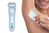 2Pcs Dusk Glide Pro 3.0 Dusk Razor For Women Electric Waterproof Shaver Duskofficial Razor-Blue V1263-JX-7419