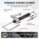 Hydraulic Steering Kit 90HP Hydraulic Outboard Steering Kit with Helm Pump Cylinder Marine Steering V952-XWYYFXB90HP000001V0