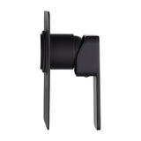 Single Square Shower Bath Mixer Tap Bathroom WATERMARK Approved in Black V63-847961