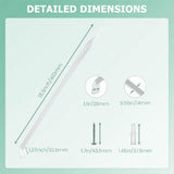 6 Pcs Wire Shelf Brackets, Support Brackets for 12-Inch Deep Wire Shelving, Closet Shelving V1370-AZ4-18632